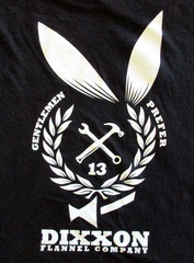Dixxon Flannel Company T Shirt Men’s L Large Playboy Bunny Logo Gentlemen Prefer