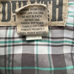 Duluth Trading Company Plaid Green/gray Short Sleeve Button Down Men’s Medium