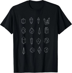 Minerals Gems Crystals Healing Stones Graphic Tee Spiritual Gift Shirt