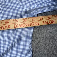 Nordstrom Mens L/S Blue Cotton Button Down Dress Shirt – Size 15.5 32/33
