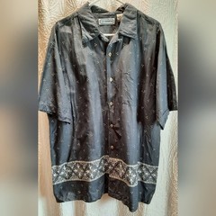 Razorfish Shirt Mens Gray XL Gray Button Down Beach Casual Classic Travel