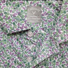 Lot of 2 Callaway Golf Opti-Dri Polo Shirt Mens 3XL Avocado Margarita Lime