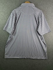 Collars & Co Purple Gingham Plaid Dress Collar Polo Shirt Men’s XL Relaxed