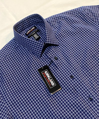 New With Tags-Kirkland Men’s Traditional Fit Non Iron 100% Cotton Shirts
