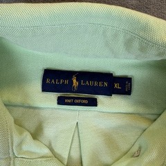 Polo Ralph Lauren Shirt Mens XL Green Long Sleeve Knit Oxford Pony Logo Causal