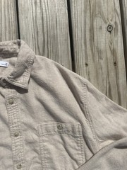 Sonoma Supersoft Flannel mens Color Beige Size Medium Classic Outdoor Cozy