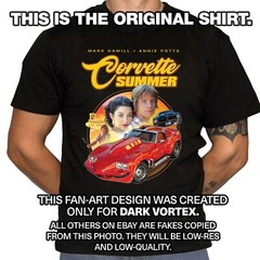 Corvette Summer T-Shirt – Cult Classic Car Movie – 1970s Muscle Car Movie