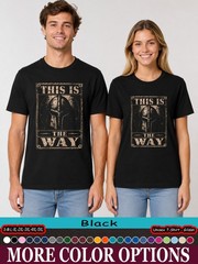 This Is The Way Shirt, Sci Fi Warrior Helmet Graphic Tee