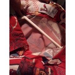 St. Louis Cardinals MLB Mens XL Hawaiian Shirt BUSCH STADIUM World Series Champs