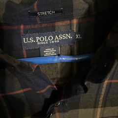 Men’s U.S. Polo Assn. XL Flannel Shirt Long Sleeve Stretch Fall Winter Spring
