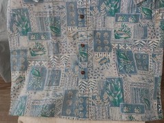 New 1990s Hawaiian Flavor Brand Hawaiian MED Shirt 55-45% Cotton Poly Fabric