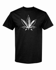 POT LEAF Adult Unisex T-Shirt Multi Colors S-XL FREE S&H!