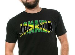 Jamaica T-shirt Jamaica Flag Jamaican Flag Distress T shirt Cool Jamaica Shirt