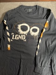 LGND Supply Co Long Sleeve Graphic Tee Skull Devil Streetwear