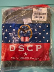 CAMPBELLSVILLE APPAREL COMPANY DSCP 100% COMBED COTTON CREW NECK 3PK MENS XS