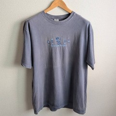 Vintage Dominican Republic T-Shirt USA Made Faded Navy Blue Graphic Tee Size XL