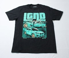 LGND Supply Co. Men’s Short Sleeve Car Graphic T-Shirt AN3 Black Large