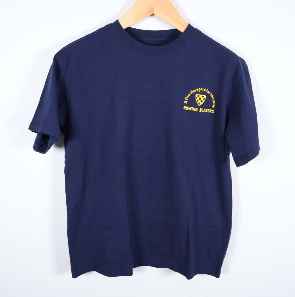 Rowing Blazers x Target T-Shirt Men’s Medium Dark Blue Disregard Rules Slogan