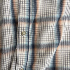 Wrangler retro men’s western snap button shirt size large 0467