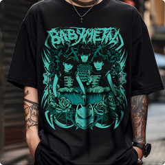 Babymetal T-Shirt – Japanese Metal Band Gothic Graphic Tee Gift