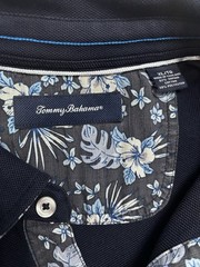 Tommy Bahama Island Zone Navy Polo XL/TG Big & Tall Embroidered Marlin