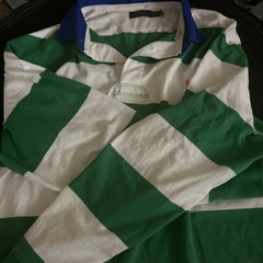 Polo Ralph Lauren Custom Fit Men’s Rugby Long Sleeve Striped Polo Cotton XL