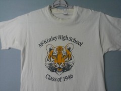 VTG McKinley High School T Shirt Sz Medium Class 1946 Single Stitch USA Made Y2K