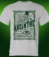 Absinthe Elixir of Intellect and Vision T-shirt