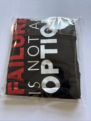 Mens Heavy – Black XL T Shirt – Failure is not an Option Next Level Apparel