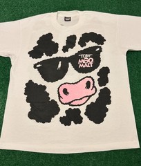 Vintage 90s Cow All Over Print TCBY Moo Malt Yogurt IceCream Milk Shake Shirt XL