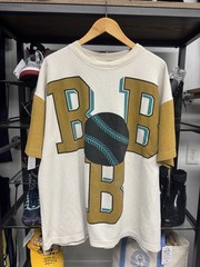 Vintage 90s Birmingham Black Barons NLB Negro League Baseball AOP T Shirt XXL