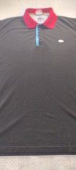 Lacoste Mens Polo Shirt Top Sz 3XL Colorblock Preppy Regular Fit Short Sleeve