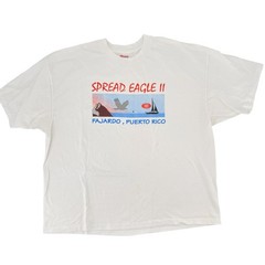 Vtg Spread Eagle II Fajardo Puerto Rico T Shirt Mens Sz XXL Single Stitch Hanes