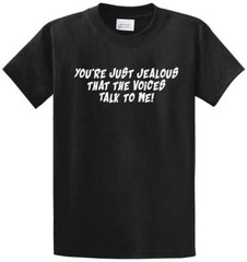 YOU’RE JUST JEALOUS Cotton Printed Tee Shirt Regular and Big and Tall Sizes