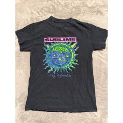 Sublime T Shirt Mens Small Black 40oz to Freedom Sun Graphic Band Tee