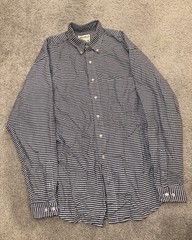 Vintage 90s Eddie Bauer Mens Tall Large Heavyweight Collared Button Down Shirt