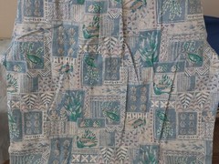 New 1990s Hawaiian Flavor Brand Hawaiian MED Shirt 55-45% Cotton Poly Fabric