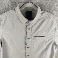 Sitka Mojave Button Shirt Light Green Mens M Short Sleeve Lightweight Outdoor