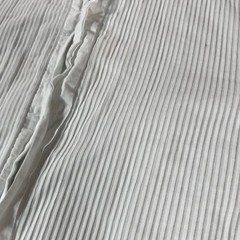 Brioni Dress Shirt Mens 17 Large White Pleated Front French Cuff Tuxedo Italy