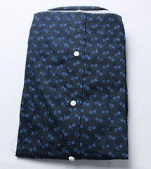 MTailor Men’s Long Sleeve Floral Button-Down Shirt CA4 Navy See Description