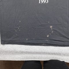 Vintage National Round Up Shirt Mens 2XL Black Michigan Bikers Tee 1993 USA Made