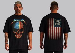 METALLICA AMERICAN FLAG HARD ROCK T SHIRTS MEN’S SIZES