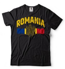 Romania T-shirt Romanian heritage independence day National day Flag Coat Tee