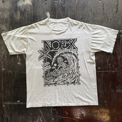 NOFX Concert T-shirt, Unisex White Cotton T-shirt, Size S-5XL