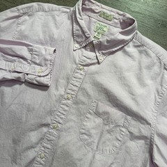 J.Crew Shirt Mens XL Pink Organic Cotton Secret Wash Classic Fit Preppy Casual
