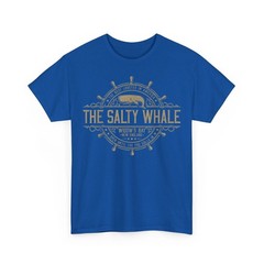 Funny The Salty Whale Vintage Nautical Harbor Widow’s Bay T-Shirt