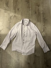Charles Tyrwhitt Plaid Pink/Orange Slim Fit Non-Iron Dress Shirt 16/34
