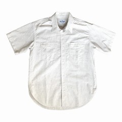 BNWT The Rite Stuff Bantam Selvedge Chambray Short-Sleeve Work Shirt (Ecru) sz M