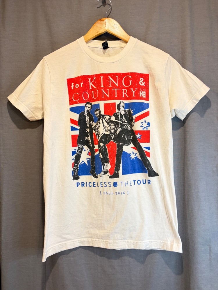 For King & Country Concert Shirt Priceless Tour 2016 White Autographed