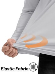 UPF50+ Mens 1/4 Zip UV Shirts Sun Protection Outdoor Fishing Performance T-Shirt